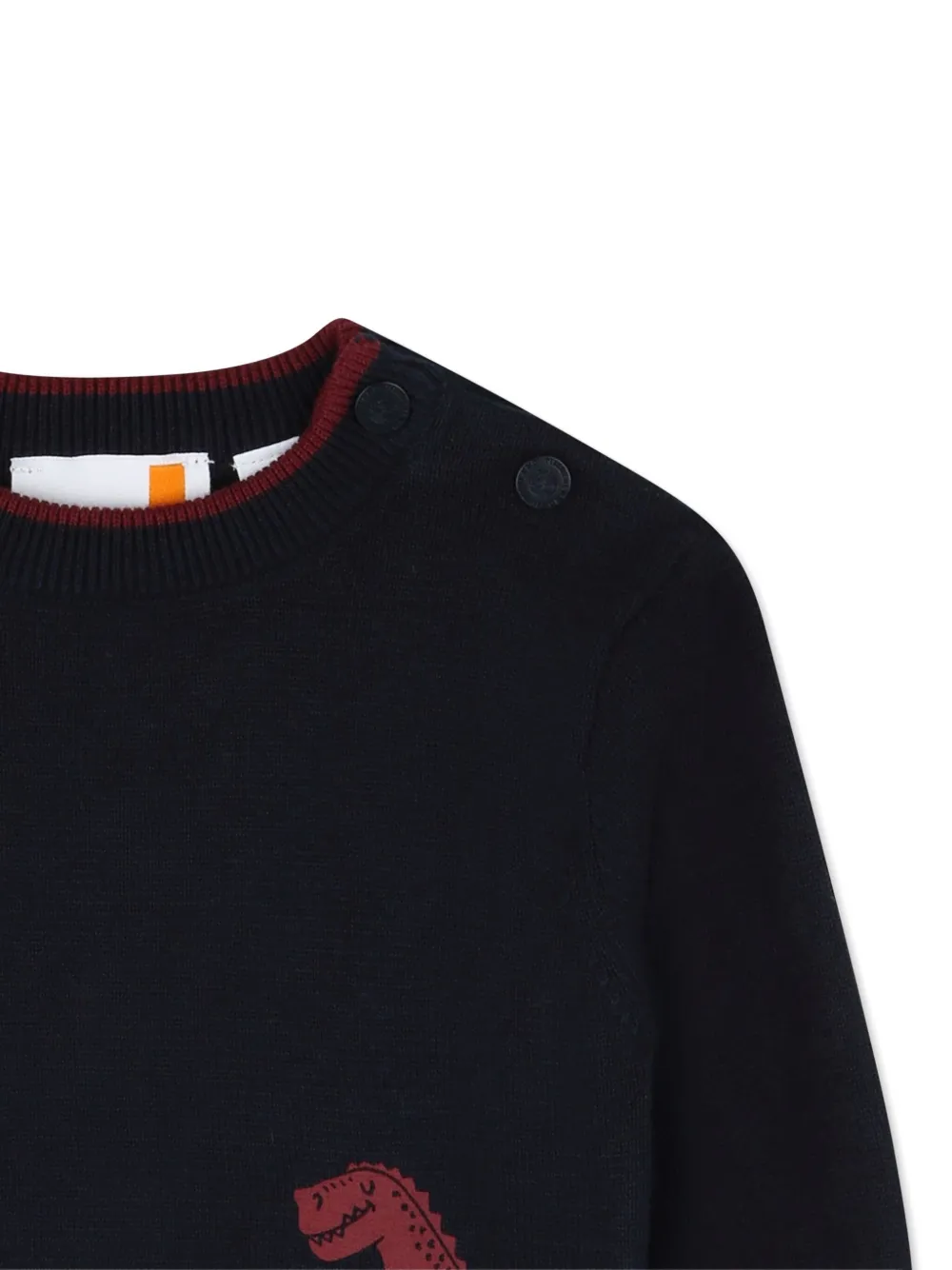 Timberland Kids T-shirt met dinosaurusprint Zwart