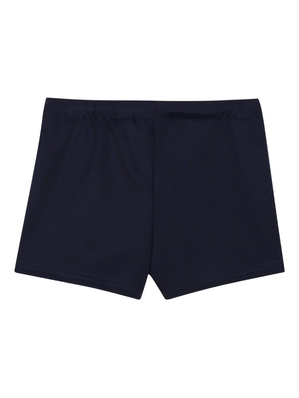 Timberland Kids Zwembroek met trekkoord en logodetail Zwart