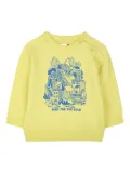 Timberland Kids graphic-print sweatshirt - Yellow