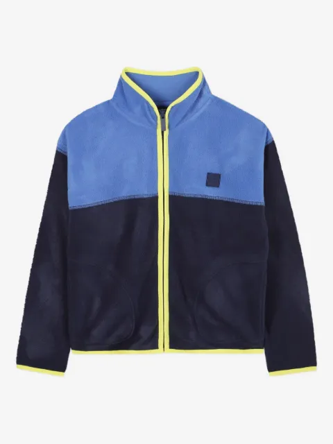 Timberland Kids two-tone fleece cardigan