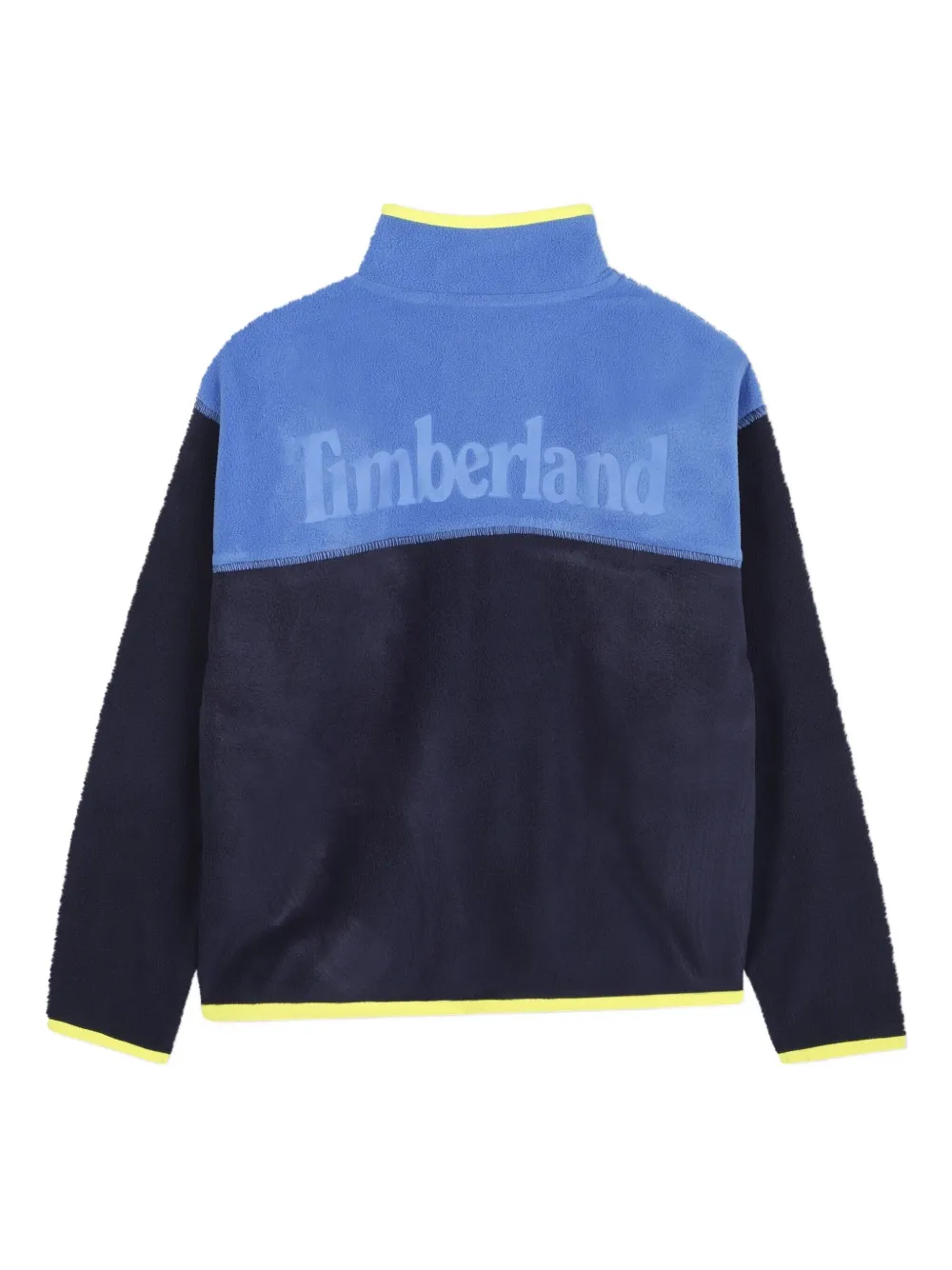 Timberland Kids Tweekleurig fleece vest Blauw