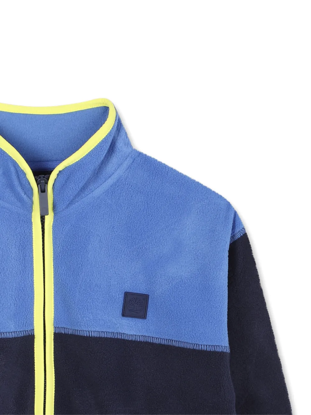 Timberland Kids Tweekleurig fleece vest Blauw