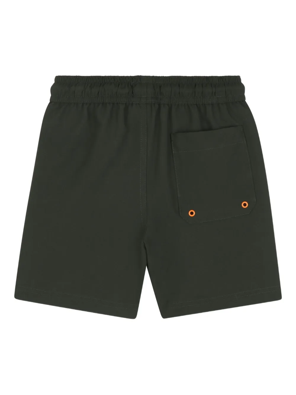 Timberland Kids Zwembroek met logodetail Groen