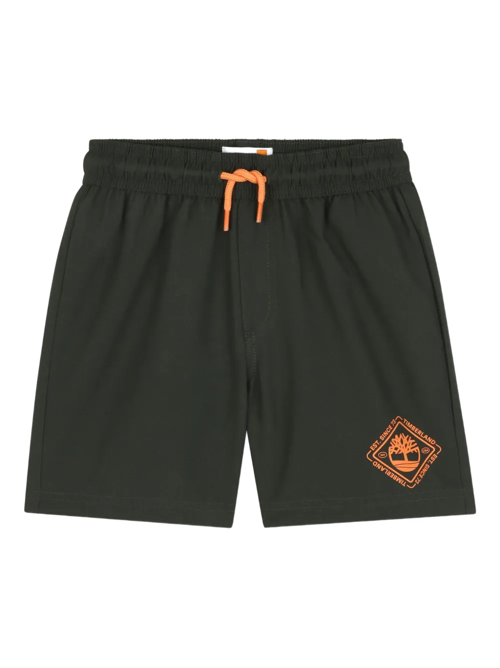 Timberland Kids Costume da bagno con logo - Verde