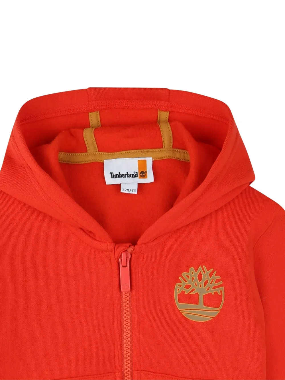 Timberland Zip-up Hoodie In Red