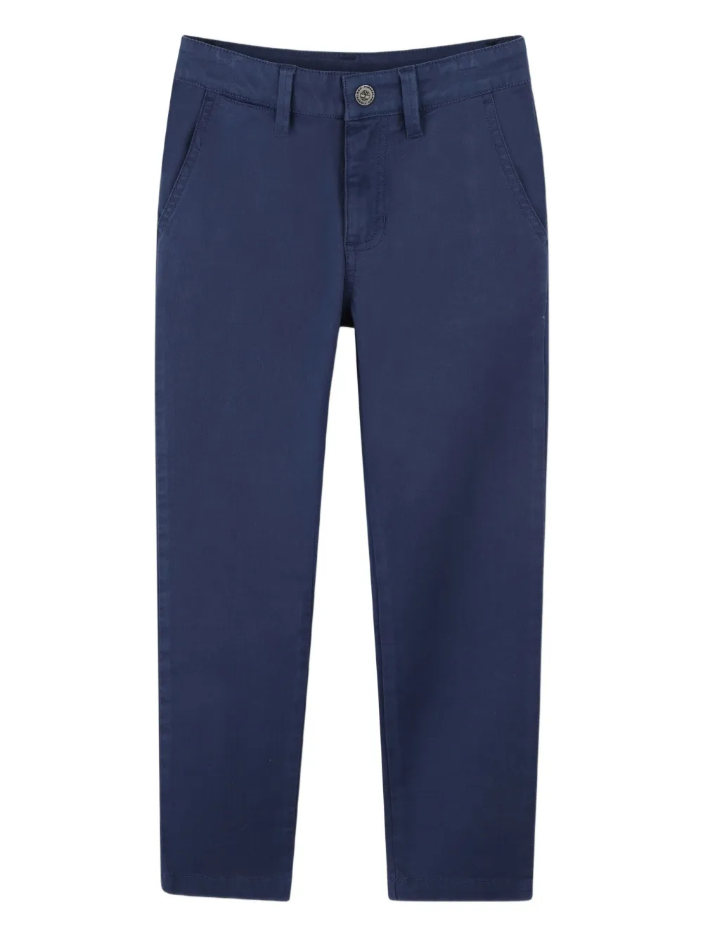 Timberland Kids button-fly trousers | Blue | Image 1
