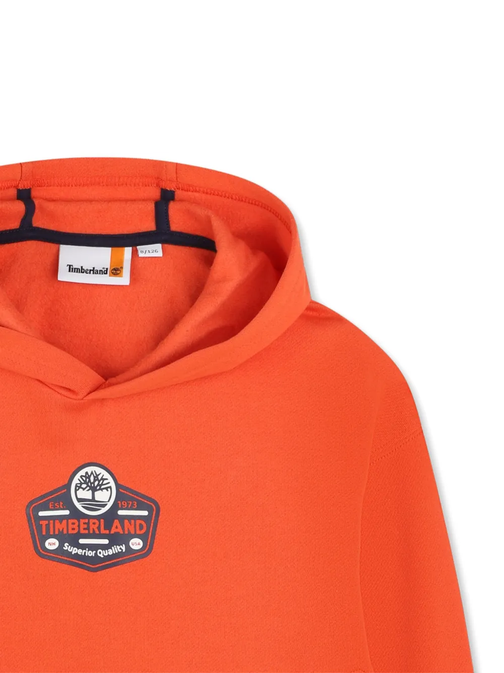 Timberland Kids Hoodie met logoprint Oranje