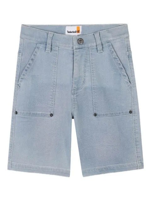 Timberland Kids utility-pockets denim shorts