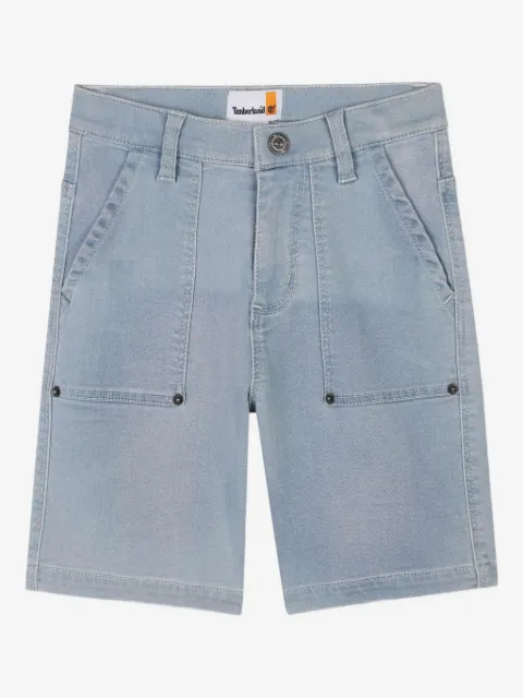 Timberland Kids джинсовые шорты с карманами