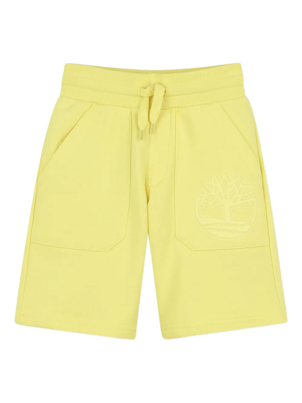 Timberland Kids logo-embroidered pocket shorts | Yellow | Image 1