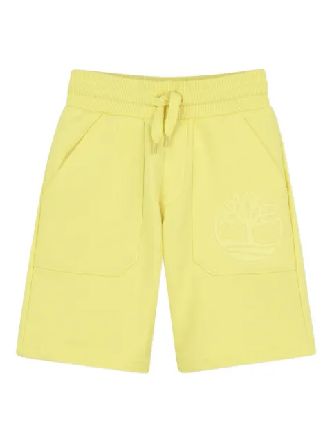 Timberland Kids logo-embroidered pocket shorts
