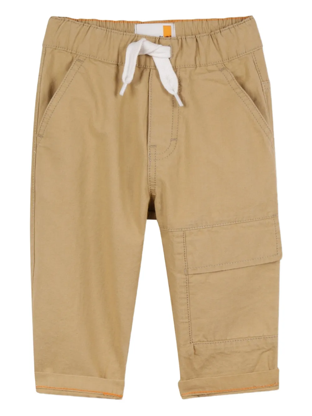 Timberland Elastic-waist Cargo Trousers In Neutral