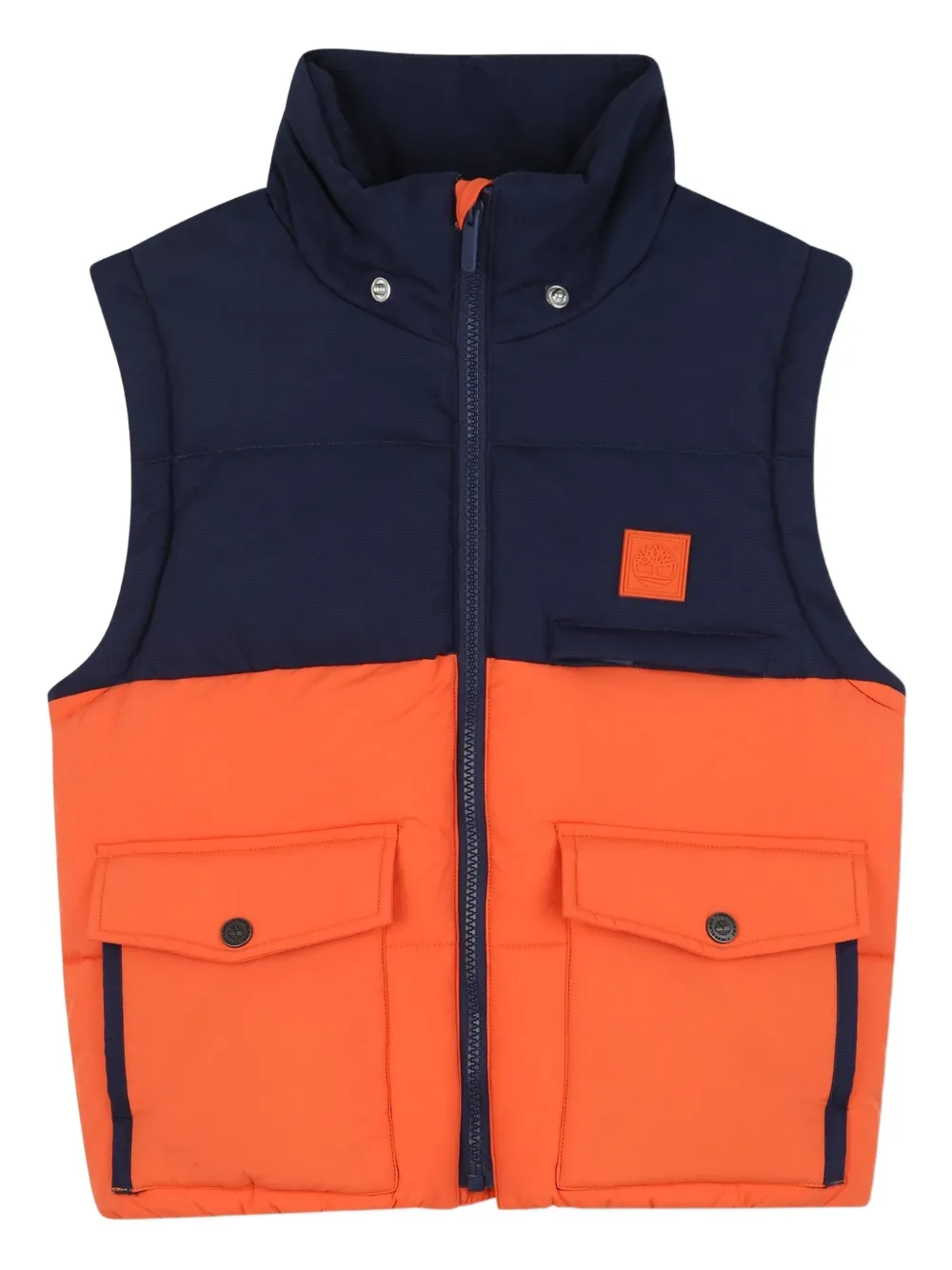 Timberland Kids Gewatteerd jack met capuchon Blauw