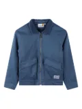Timberland Kids corduroy-collar zip-front jacket - Blue