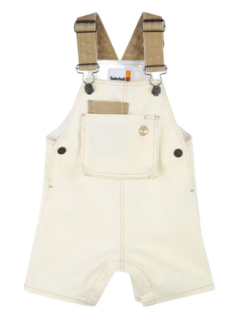 Timberland Kids コーデュロイストラップ オーバーオール - ニュートラル Timberland Kids コーデュロイストラップ オーバーオール - ニュートラル