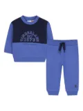 Timberland Kids colour-block logo-print tracksuit - Blue