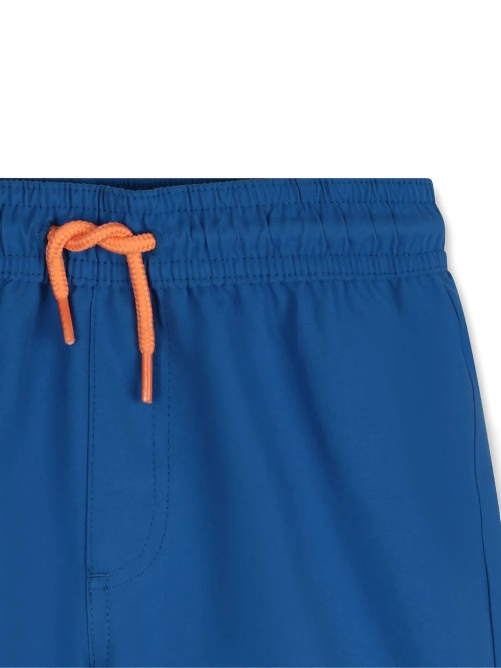 Timberland Kids Zwembroek met logoprint en trekkoord Blauw