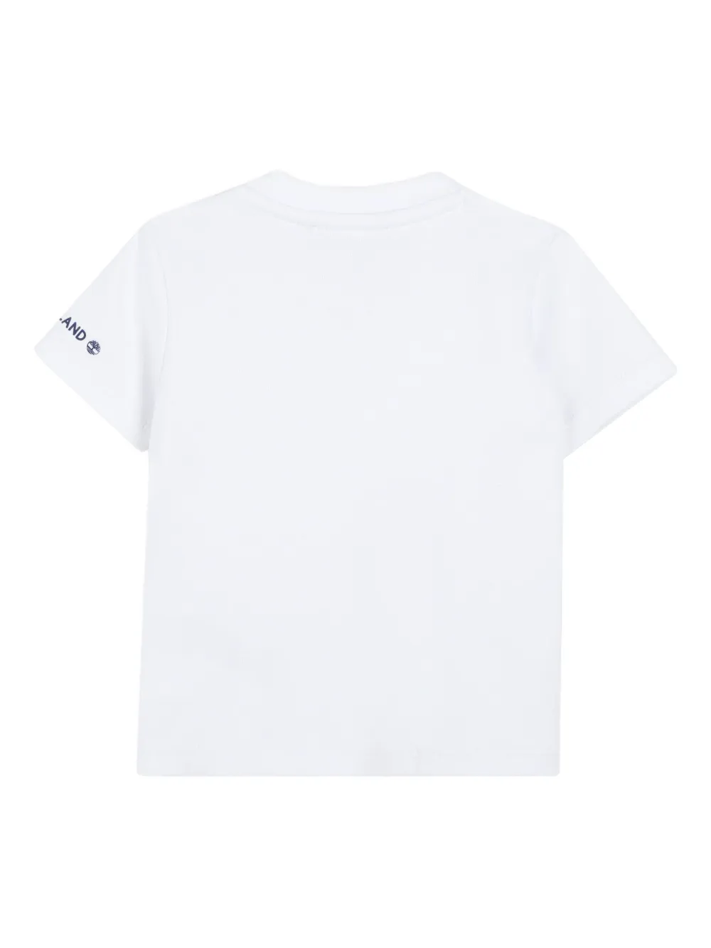 Timberland Kids T-shirt en tuinbroek met logodetail Blauw