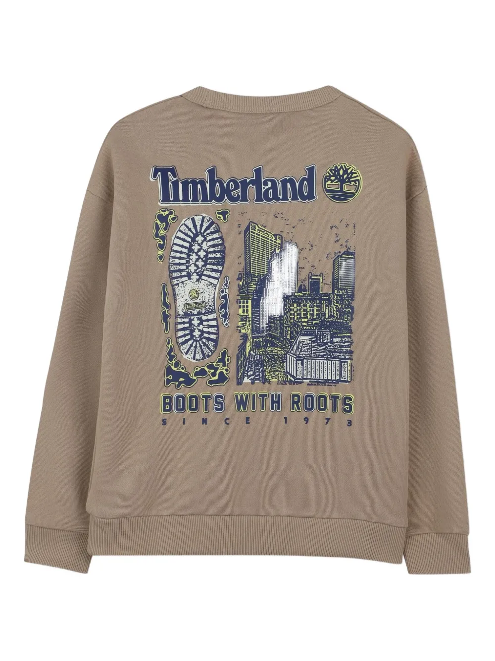 Timberland Maglia Bambino Colore Beige In Neutral