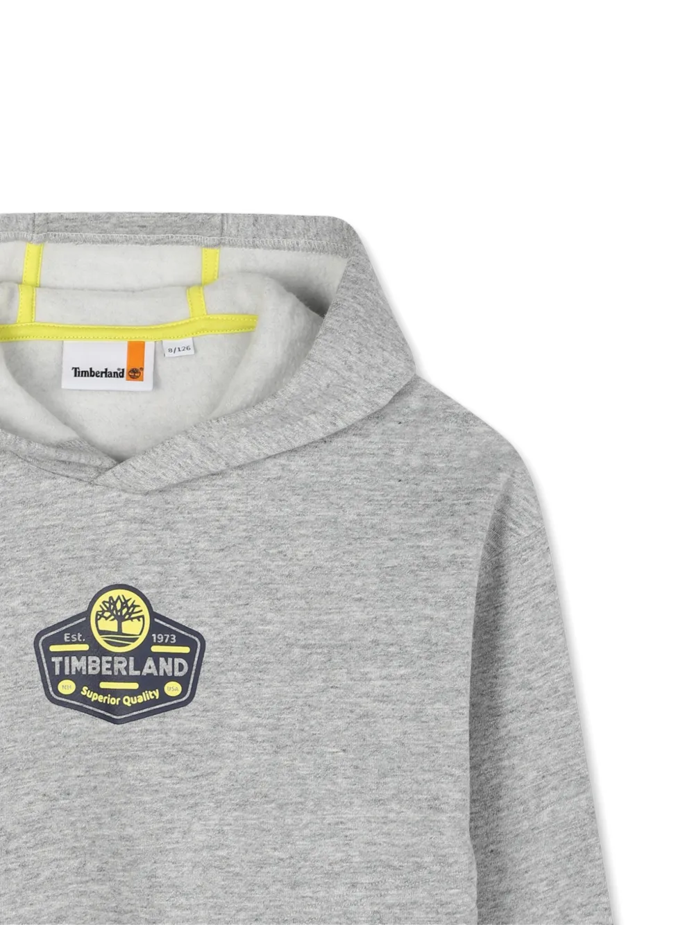 Timberland Kids Hoodie met logoprint Grijs