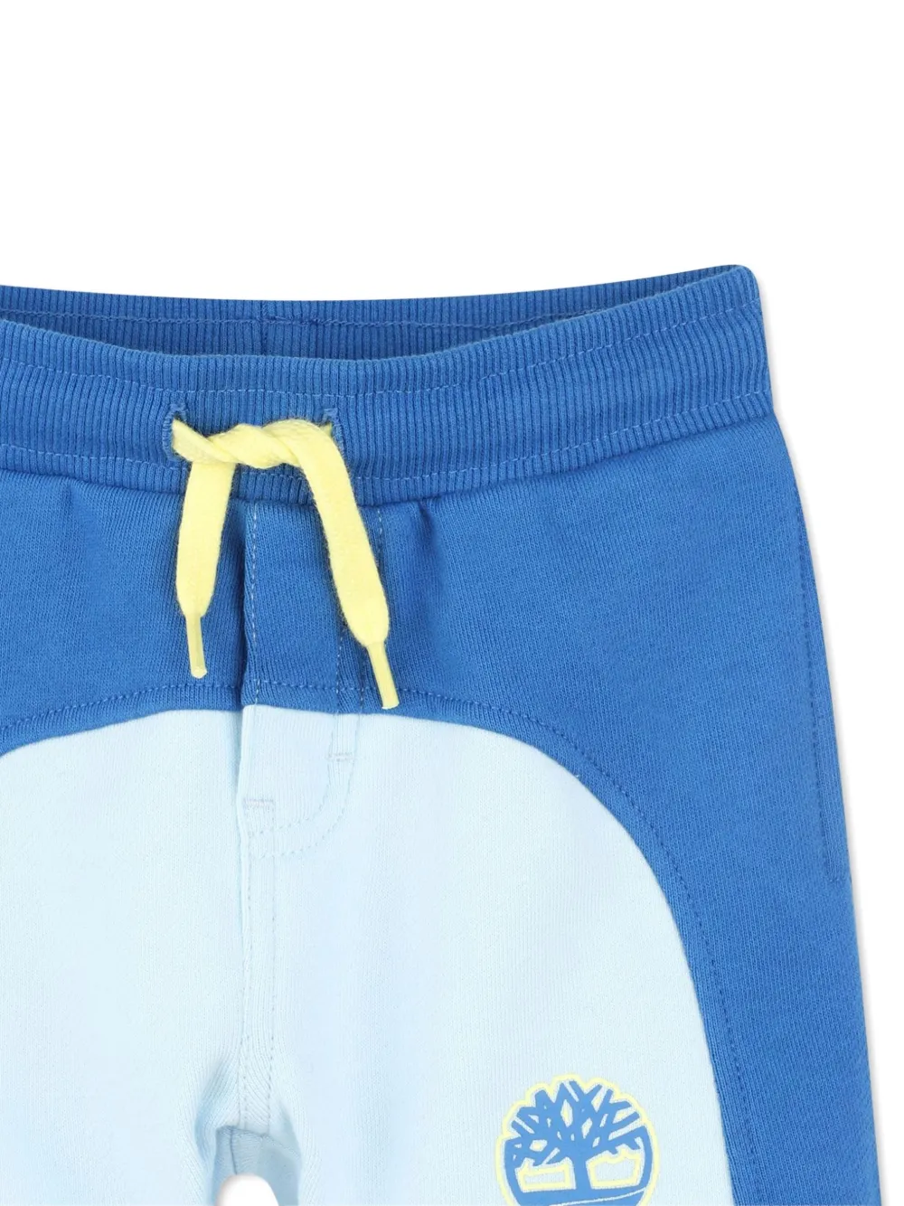 Timberland Kids Shorts met colourblocking en trekkoord Blauw