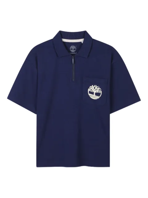 Timberland Kids zip-pocket polo shirt