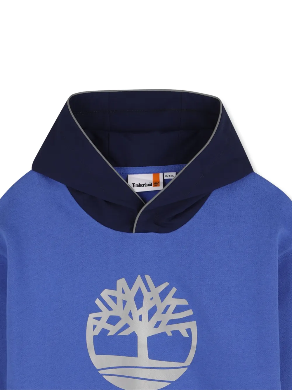 Timberland Kids Hoodie met logo Blauw