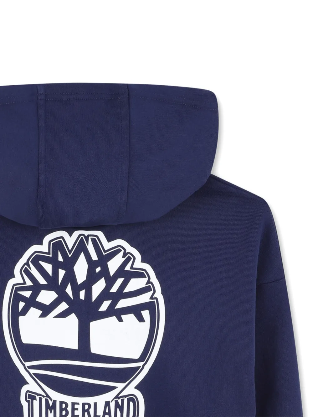 Timberland Kids Hoodie met logo Blauw