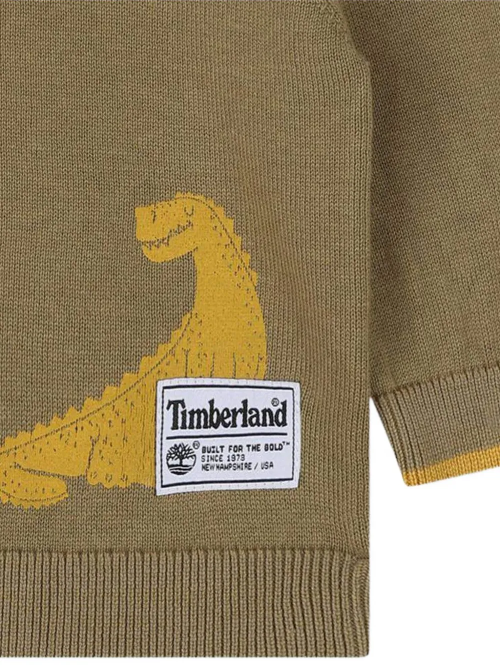 Timberland Dinosaur-appliqué Sweatshirt In Green
