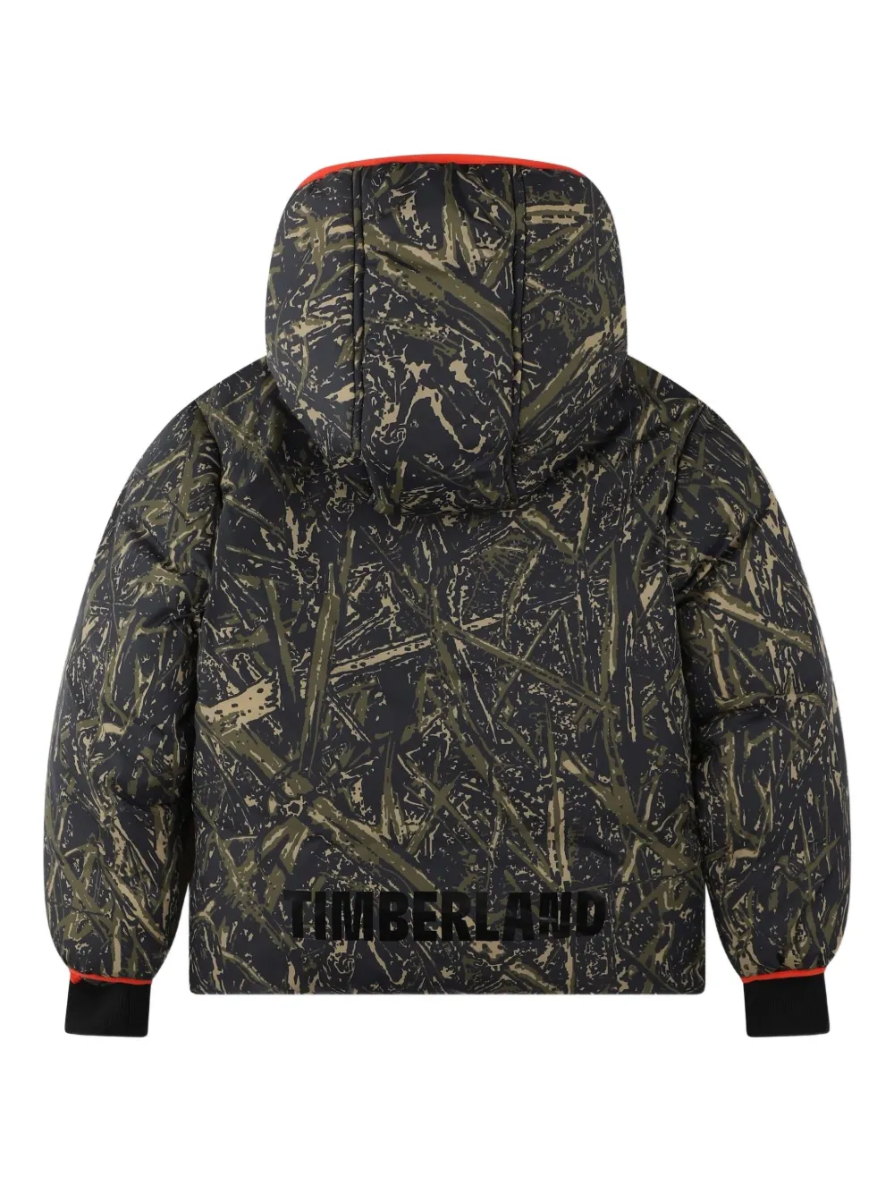 Timberland Abstract-print Puffer Jacket In Multi