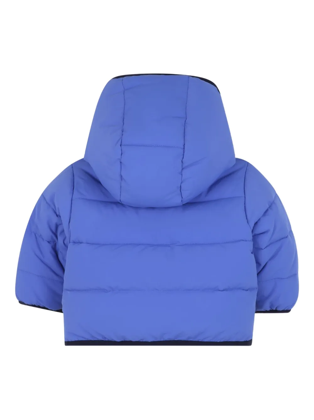 Timberland Kids quilted hooded padded coat - Zwart