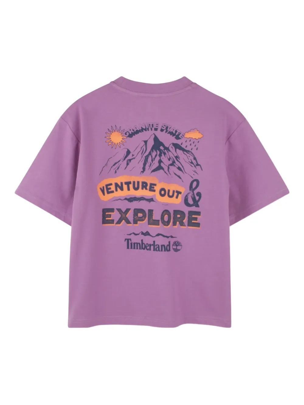 Timberland Kids graphic-print cotton T-shirt | Boys T-Shirts | Image 2