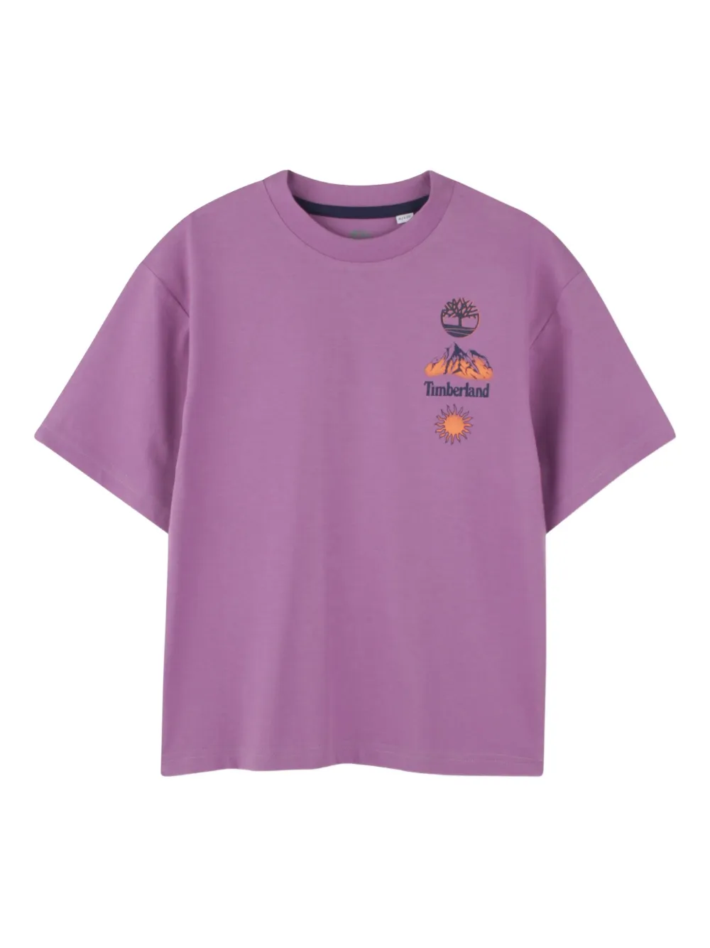 Timberland Kids グラフィック Tシャツ - パープル Timberland Kids グラフィック Tシャツ - パープル