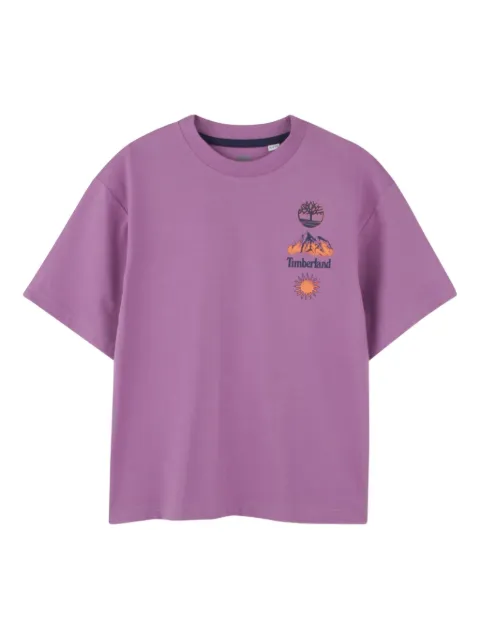 Timberland Kids graphic-print cotton T-shirt