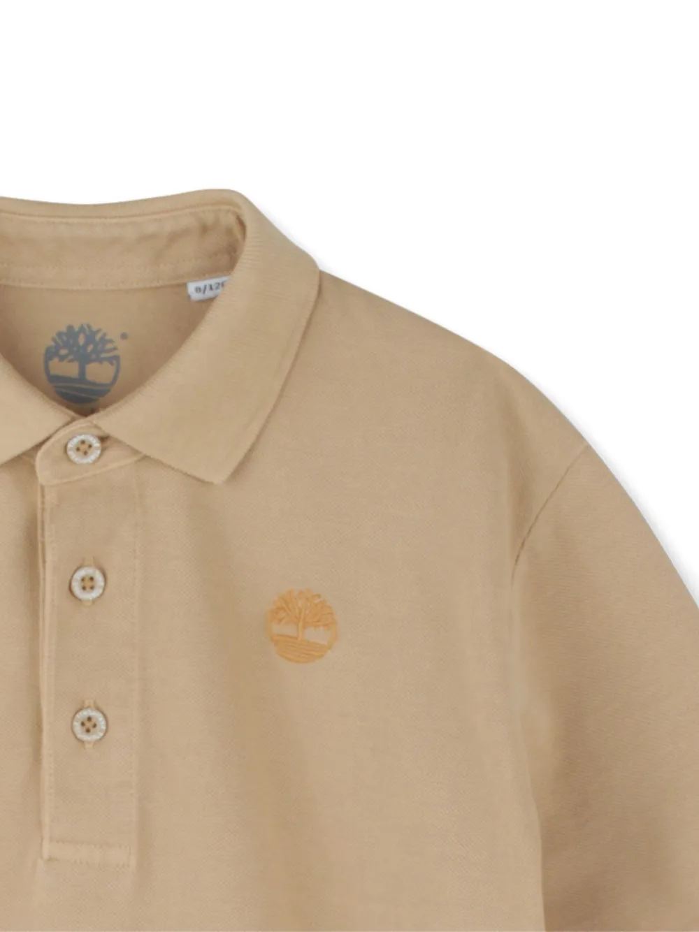 Timberland Embroidered Logo Polo Shirt In Brown