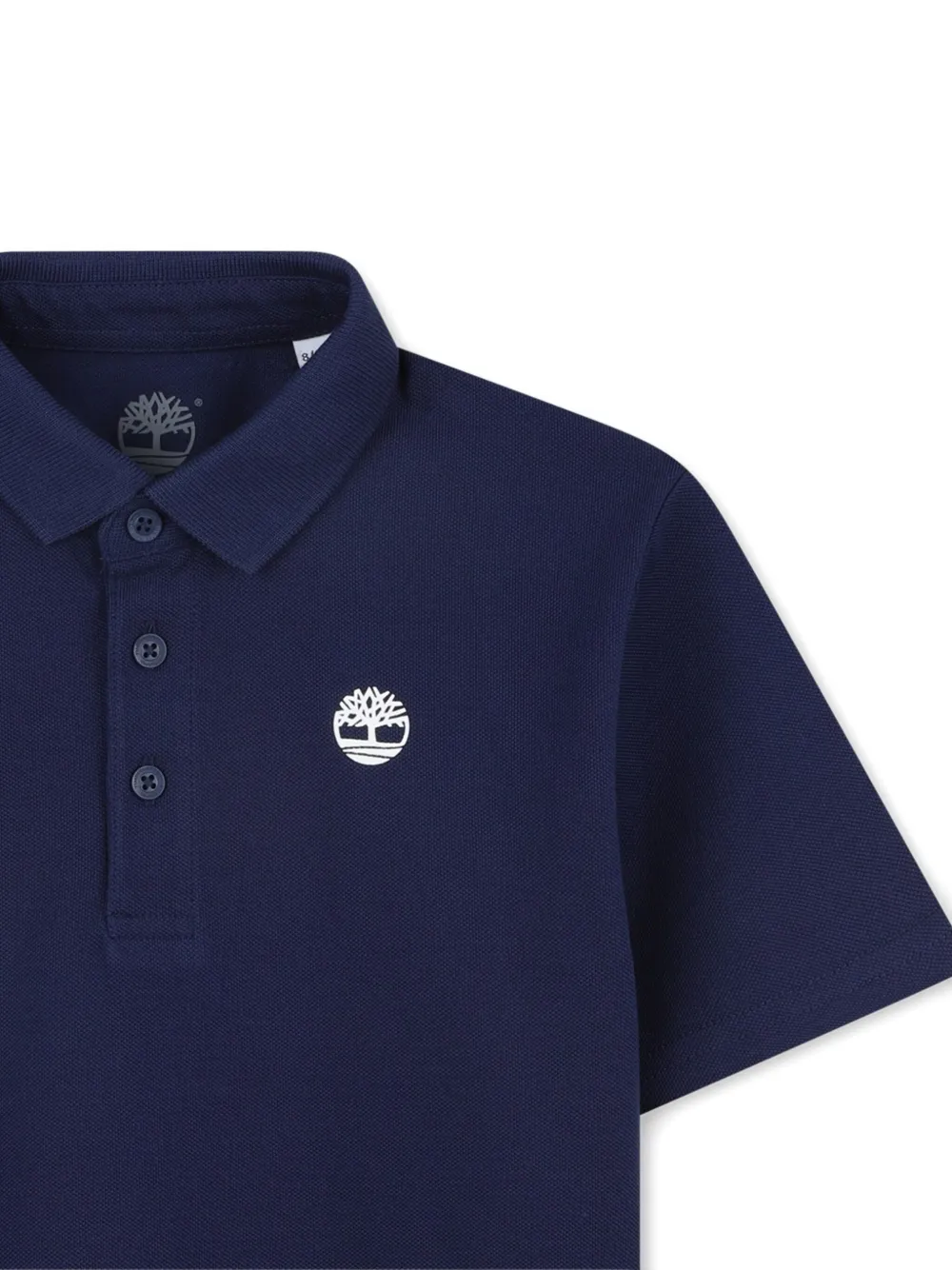Timberland Kids Poloshirt met geborduurd logo Blauw