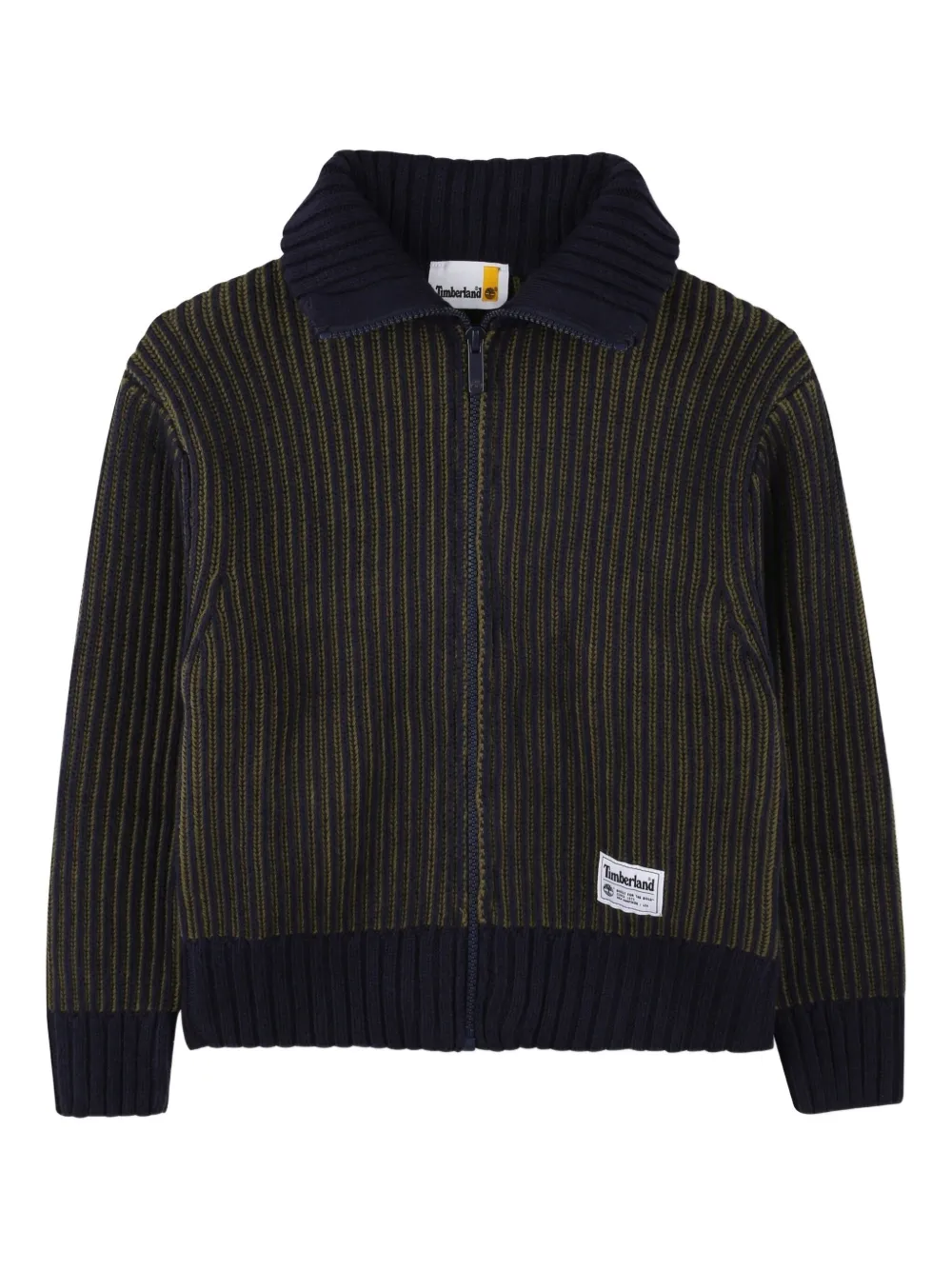 Timberland Kids リブニット カーディガン - ブラック Timberland Kids リブニット カーディガン - ブラック
