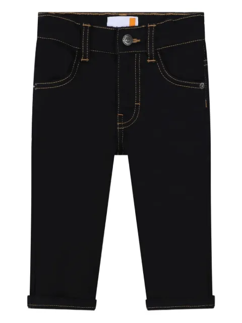 Timberland Kids contrast-stitching jeans