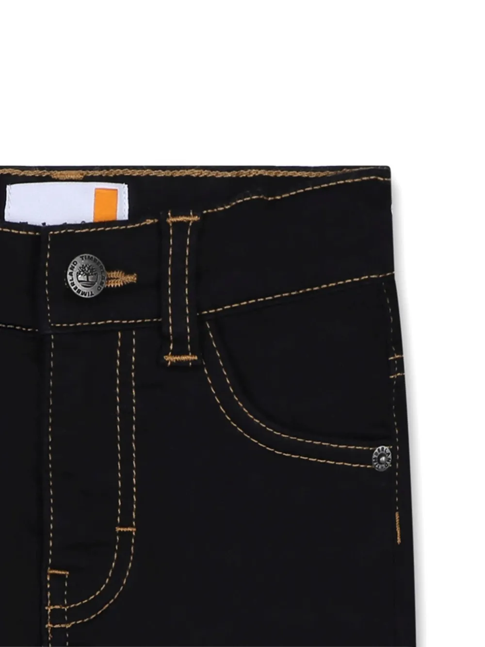 Timberland Contrast-stitching Jeans In Black