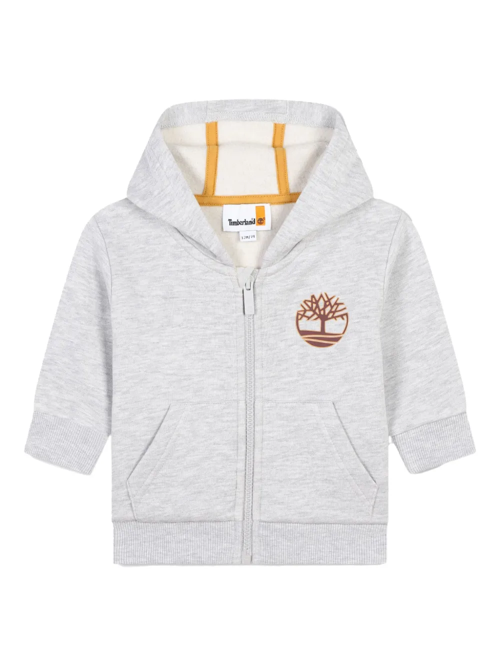 Timberland Kids logo hoodie | Grey | Image 1