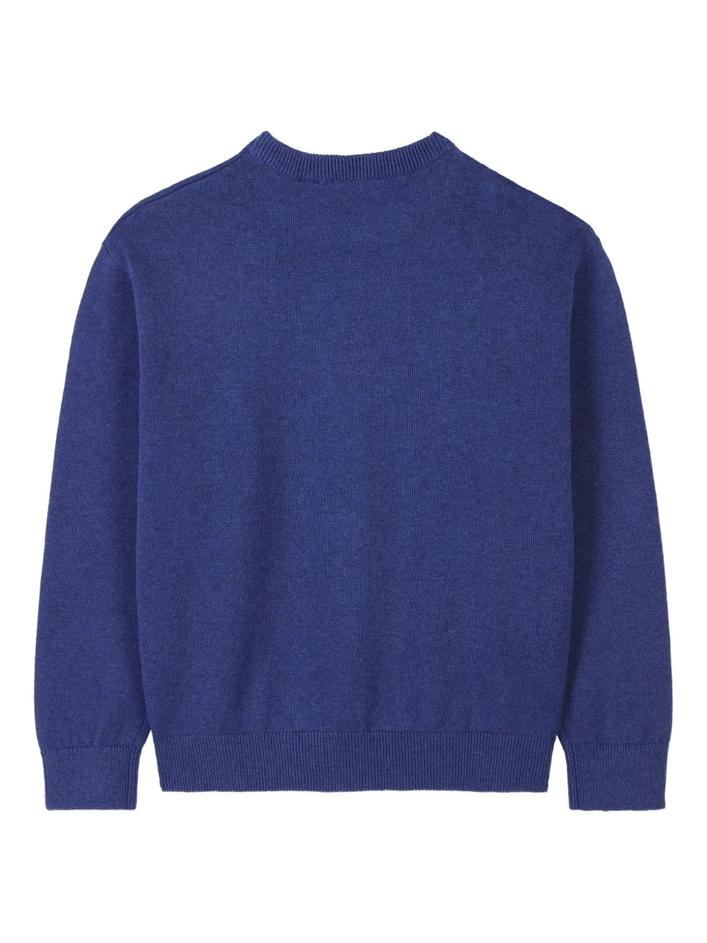 Timberland Kids Katoenen trui met ronde hals Blauw