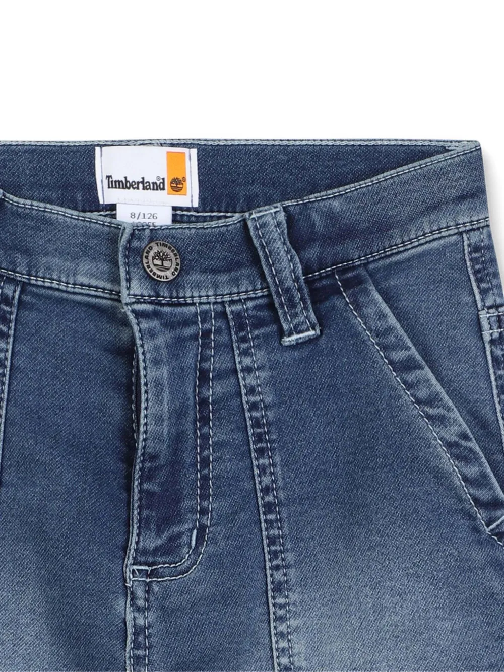 Timberland Denim Utility Shorts In Blue