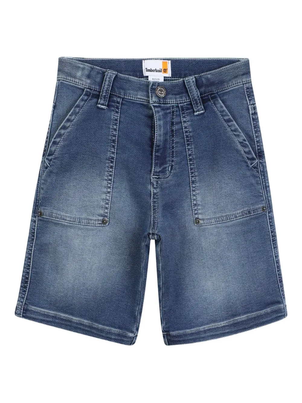 Timberland Kids denim utility shorts | Blue | Image 1