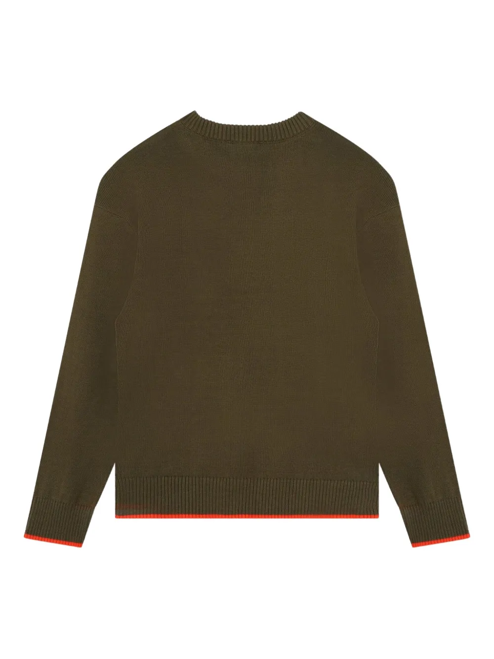 Timberland Kids Pullover met logopatch en ronde hals Groen