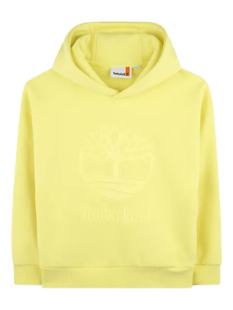 Timberland Kids embossed-logo hooded sweatshirt