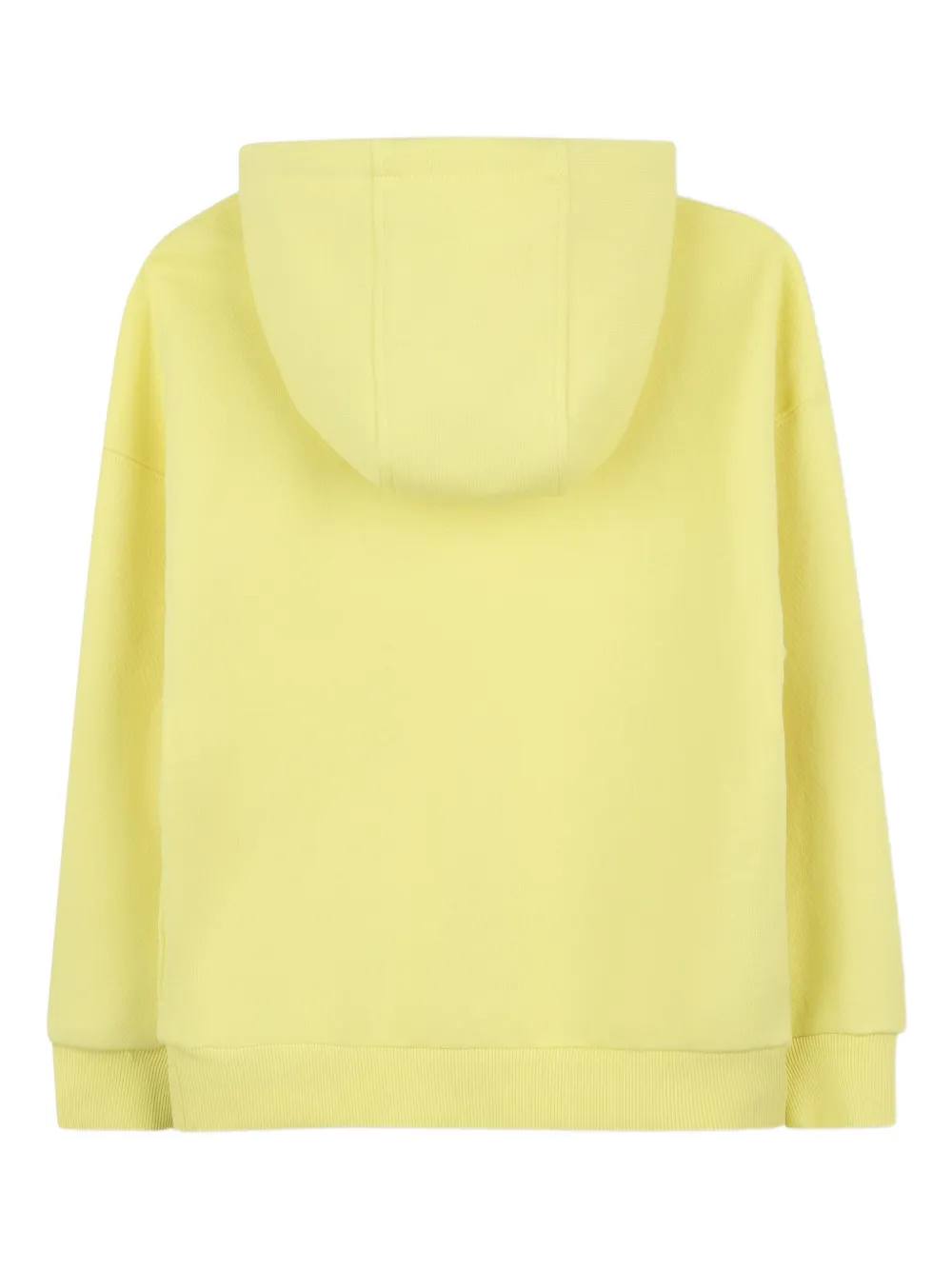 Timberland Kids Sweater met logo-reliëf en capuchon Geel