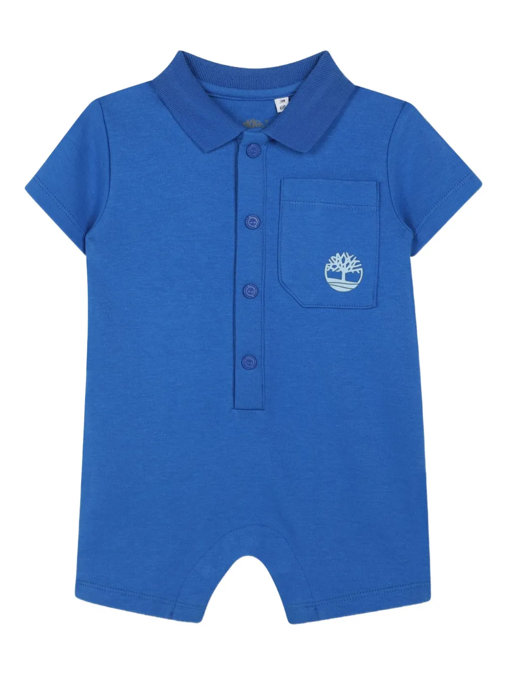 Timberland Kids Rompers met logoprint Blauw