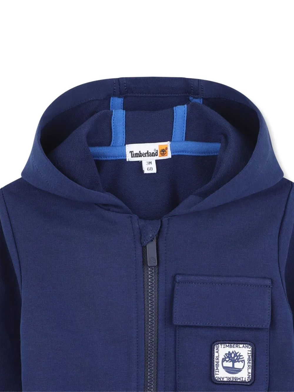 Timberland Kids Jack met capuchon en zak Blauw