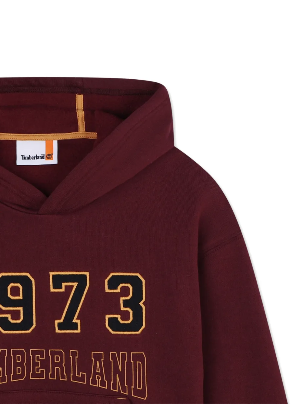 Timberland Kids Hoodie met logo Rood