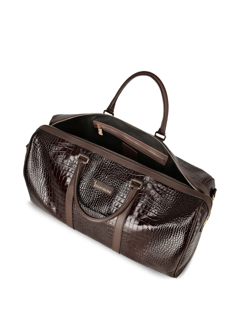 Billionaire Reistas met krokodillen-reliëf Bruin